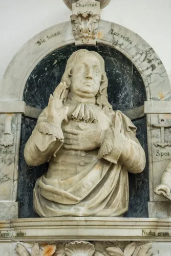 John Symson memorial (d 1697)