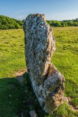 Devils Quoit, Stackpole, Side view of the stone from the north
