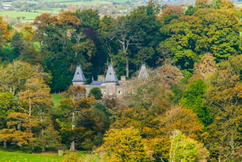 Newton House from Dinefwr Castle