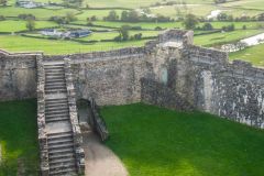 The battlements and inner ward