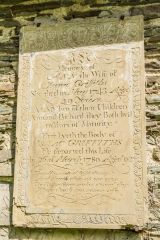 Memorial to Ann (d 1748) and Isaac Griffiths (d 1789)
