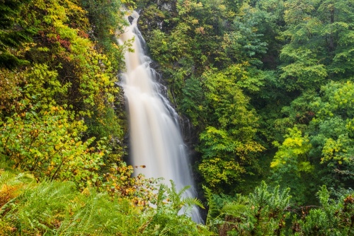 Divach Falls after autumn rains