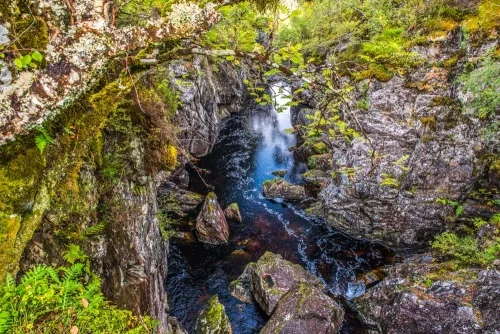 The River Affric from the Dog Falls viewpoint
