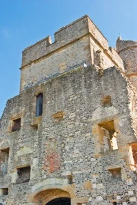 Courtyard side of the gatehouse