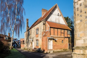 The medieval abbey guest house, now the Dorchester Museum