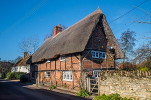 A thatched cottage on Martin's Lane