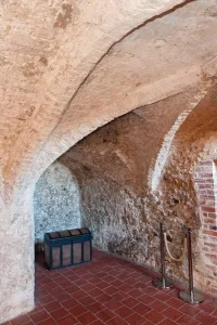 The undercroft storage area