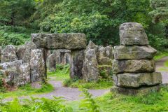 Approaching the stone circle