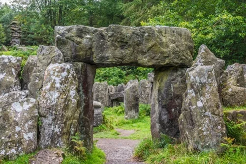 The stone circle entrance portal