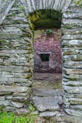 Doorway into the blast furnace stack