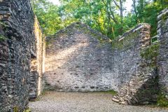 Inside the charcoal store