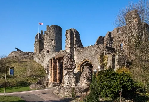 The castle gatehouse