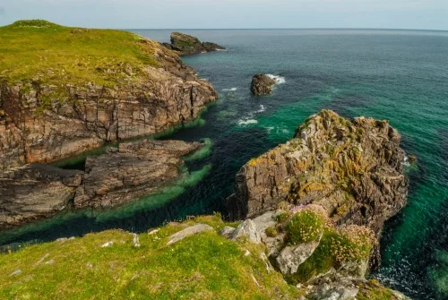 The view from the dun