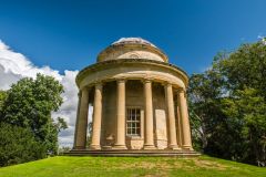 A neoclassical temple in Duncombe Park