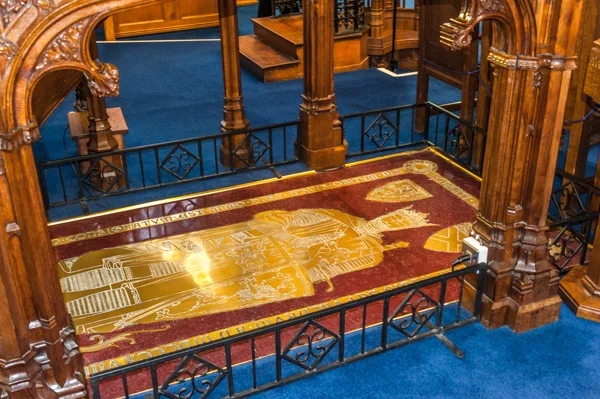 Robert Bruce's grave at Dunfermline Abbey
