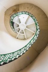 Spiral stairs inside the lighthouse