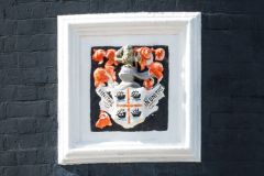 Coat of arms over the lighthouse entrance