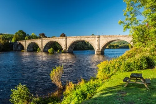 Telford's Bridge and the River Tay