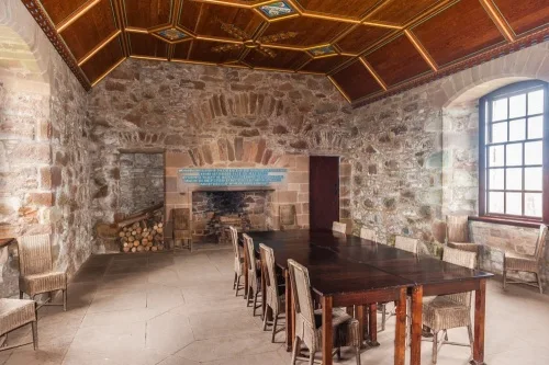 The restored drawing room