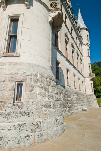 Corner turrets of the castle