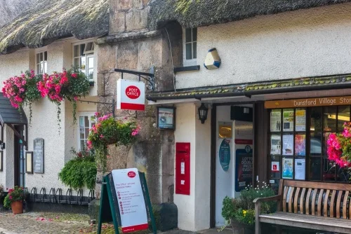 The thatched village shop and post office