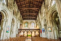 Looking east down the nave