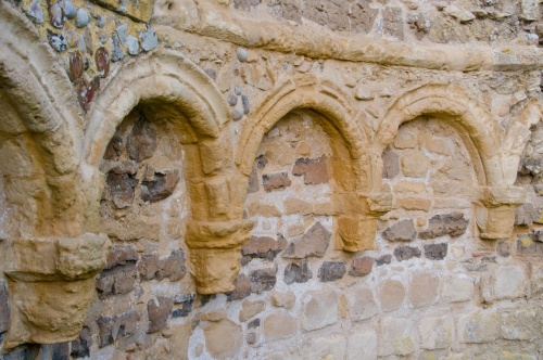 Romanesque blind arcading