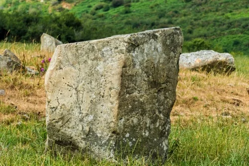 An unusual rectangular standing stone