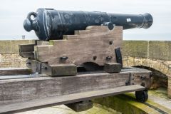 Dymchurch Martello Tower, A cannon ready to fire!