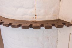 Dymchurch Martello Tower, A musket rack, first floor
