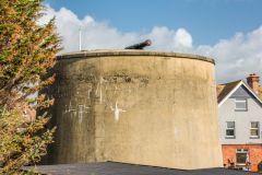 Dymchurch Martello Tower, The Tower from the seawall promenade