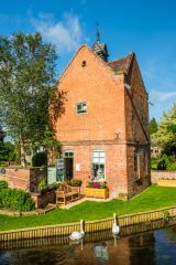 The Eardisland Dovecote and the River Arrow