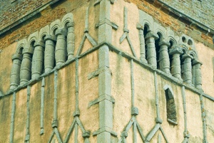 Upper section of the tower