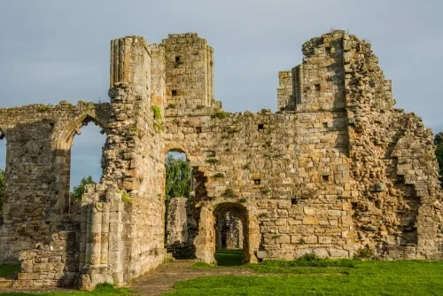 Service buildings, circa 1300