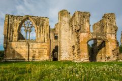 The east end of the abbey church