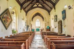 Looking east down the nave