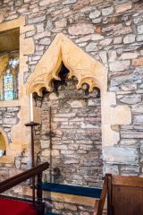 The unfinished 14th-century sedilia cvanopy