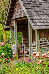 Summer house on the Red and Purple Border