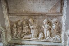 The base of the Giffard memorial, 1568