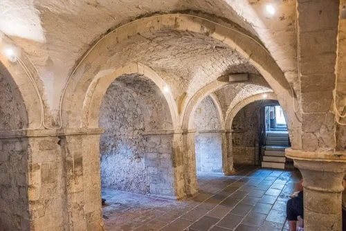 The medieval undercroft