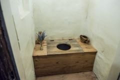 A first-floor garderobe