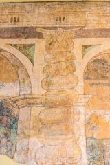 Wall painting detail, Painted Room