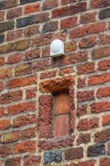 The blocked muniment room window