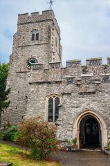 The tower and south porch