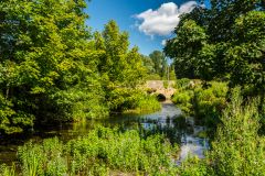 A picturesque bridge over the River Leach