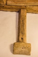 Detail of the timber roof system