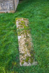 14th century tomb in the churchyard