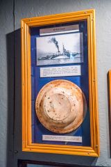 Dinner plate recovered from the wreck of the HMS Vestal