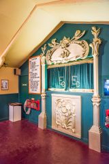 The Eden Camp Music Hall stage