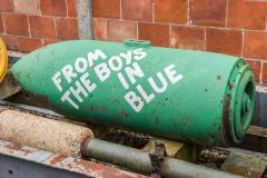 WWII munitions display